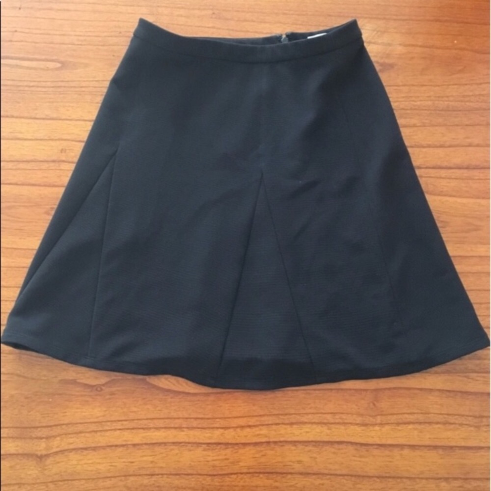 Halogen Black Ribbed Career Skirt Women’s 0